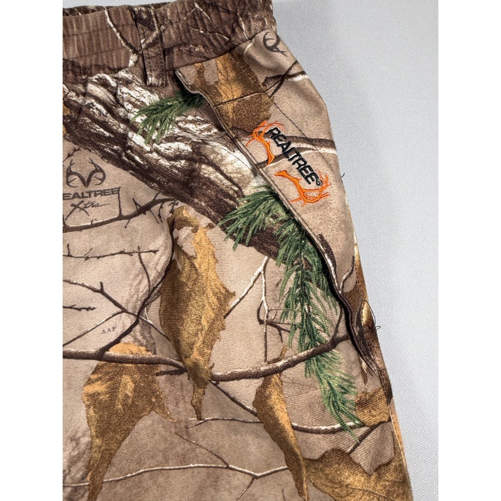 Realtree Xtra Camo Youth Pants Size 10/12 Large Hunting Outdoor Zippers 12783RT - Picture 2 of 10